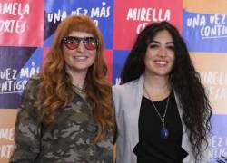 Mirella Cesa y Pamela Cortés mostraron la complicidad que las une desde que decidieron realizar este proyecto musical.