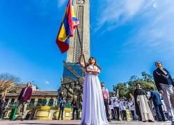 Garzón precisó que el porcentaje de inmunizados corresponde a la población mayor a 16 años de edad y que tiene dos dosis de la vacuna contra la COVID-19.