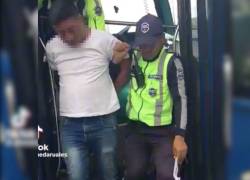 Conductor detenido por conducir borracho en Quito.