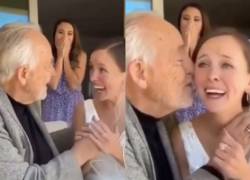 Hombre con Alzheimer logra reconocer a su hija el día de su boda.