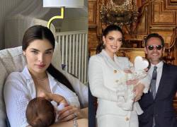 Nueve meses después del nacimiento de su hijo, Marc Anthony y Nadia Ferreira presentan en redes sociales al bebé.