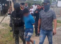 Agentes de la Policía Nacional ejecutaron un operativo este martes 22 de agosto en Esmeraldas.
