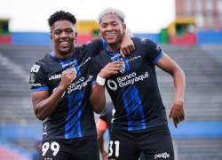 Jugadores de IDV celebrando el gol anotado en la anterior fecha frente a Universidad Católica.