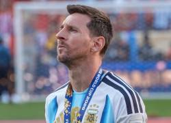 Lionel Messi luego de jugar la final de Mundial 2026 con Argentina.