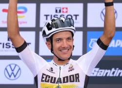 Richard Carapaz, ciclista ecuatoriano.
