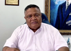 Jorge Guzmán durante un pronunciamiento sobre Emelec.