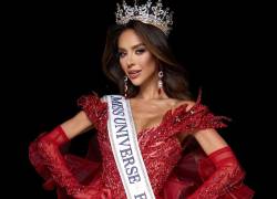 Foto oficial de Nadia Mejía como representante de Ecuador en el certamen Miss Universo.