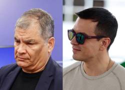 Rafael Correa y Daniel Noboa se enfrentan en la red social X.