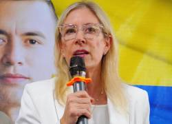 Annabella Azín se pronuncia sobre visita de Daniel Noboa a Donald Trump.