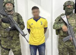 Alias 'Negro Adrían' detenido en Babahoyo.