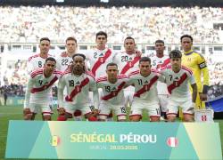 Once incial de Perú para enfrentar a Senegal en amistoso internacional.
