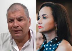 Rafael Correa habló sobre la eventual renuncia de Marcela Aguiñaga a la Prefectura del Guayas.