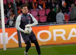 Gonzalo Valle entrando en calor previo al amistoso de Países Bajos vs Ecuador el pasado 31 de marzo de 2026.