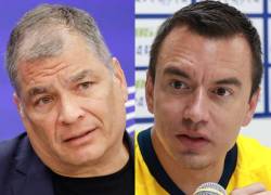 Rafael Correa enfrenta a Daniel Noboa.