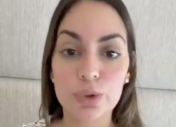 Esposa de Aquiles Alvarez se pronuncia tras detención del alcalde de Guayaquil.