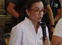 Fotografía de archivo de la prefecta del Guayas, Marcela Aguñaga.