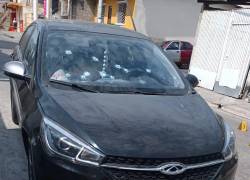 En el lugar se levantaron 19 indicios balísticos.