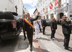 Noboa ha sido invitado por el Rey Felipe VI de España a una cena en Sevilla.