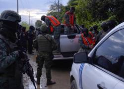 Fotografía tomada el 17 de marzo de 2025, durante la segunda reconstrucción de los hechos que derivaron en la muerte de cuatro menores.