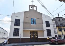 Capilla Santiago Apóstol, de la parroquia María Auxiliadora, al sur de Guayaquil.