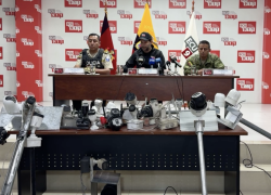 Las cámaras servían para vigilar las calles de los barrios y así evadir controles, según las autoridades.