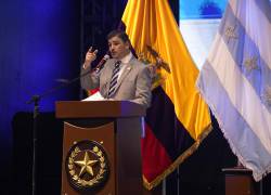 El alcalde Aquiles Alvarez dio un discurso en la Sesión Solemne del Municipio por los 205 años de Independencia de Guayaquil.