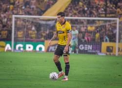 Joao Rojas portó la cinta de capitán de Barcelona SC en el primer Clásico del Astillero de 2026.