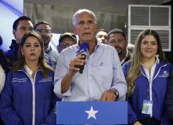 El candidato presidencial hondureño del Partido Nacional, Nasry Asfura.