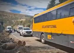 Luego de 28 días, el paso vehicular fue habilitado en la vía Quito - Cayambe.