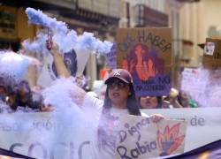 Marcha por el 8M en Cuenca.
