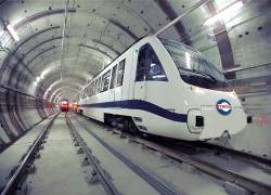 Fotografía de uno de los vagos del sistema de transporte.