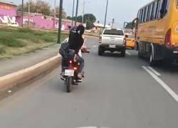 Captura de video que muestra el incidente.