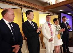 Daniel Noboa en el Seminario de Promoción de Comercio e Inversiones de Ecuador-Japón y la firma de donación de Suzuki.