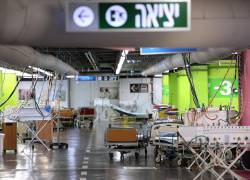 Una imagen muestra un hospital subterráneo de emergencia improvisado en el estacionamiento del Rambam Health Care Campus (RHCC) en Haifa. Miles de personas, tanto israelíes como palestinas, han muerto desde el 7 de octubre, después de que los palestinos Los militantes de Hamás entraron en Israel en un ataque sorpresa que llevó a Israel a declarar la guerra a Hamás en el enclave de la Franja de Gaza.