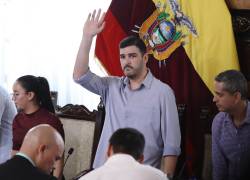 Fotografía de archivo del alcalde de Guayaquil, Aquiles Alvarez.