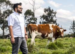 El Chef de Tributo, Luis Maldonado, ha desarrollado varias iniciativas enmarcadas en formación y pago justo a ganaderos que permiten que sus ganados lleguen en buen estado corporal en su periodo de adultez.