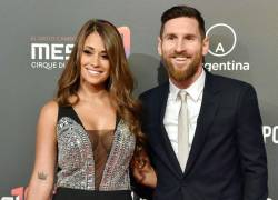 Antonella Roccuzzo, esposa de Lionel Messi.