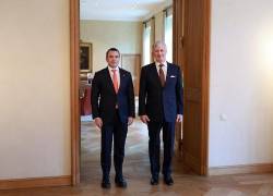 Noboa y Su Majestad el rey Felipe del Reino de Bélgica.