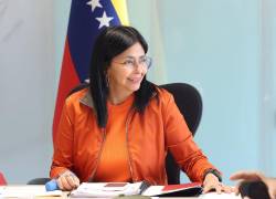 La ahora presidenta de Venezuela, Delcy Rodriguez, en una foto de archivo.