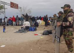 Boluarte responsabilizó a los migrantes de la criminalidad que afecta a su país.