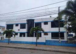 Instalaciones del Comando de la Policía Nacional en Machala.