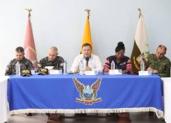 El ministro del Interior, Juan Zapata, presidió la reunión del Consejo Provincial de Seguridad de Esmeraldas.