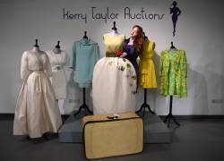 La asistente de Elizabeth Taylor guardó el vestido de Christian Dior que la actriz lució cuando ganó el premio Óscar a Mejor Actriz en 1961.