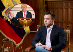 “Esta tarde salgo para Estados Unidos para hablar con él personalmente, anunció Noboa.