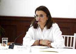 Fotografía de archivo de la vicepresidenta de Ecuador, María José Pinto.