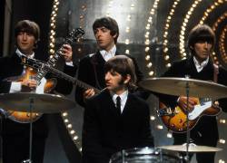 Foto de la banda de rock The Beatles.