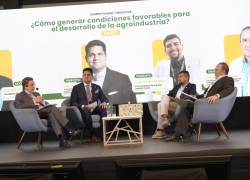 Participantes del panel Cómo generar condiciones favorables para el desarrollo de la agroindustria del Summit Agro &amp; Food Business