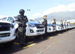 El anuncio fue emitido este lunes 27 de marzo, mismo día en el que el Municipio de Quito entregó 50 camionetas nuevas a la Policía Nacional.