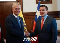 El presidente electo de Chile, José Antonio Kast, junto al presidente Daniel Noboa.
