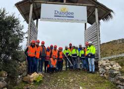 De acuerdo al plan de Dundee Precious, estaba próxima la perforación de la mina subterránea para ser explotada durante 12 años.